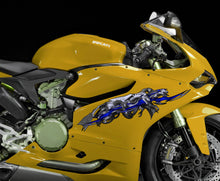 Load image into Gallery viewer, Dragons Full Sport Bike Vinyl, 3D Dragon Motorcycle Wrap Vinyl, Lizard Bike Sticker, Dragon Dirt Bike Decal, Lizard Chopper Graphics Decals