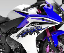 Load image into Gallery viewer, Dragons Full Sport Bike Vinyl, 3D Dragon Motorcycle Wrap Vinyl, Lizard Bike Sticker, Dragon Dirt Bike Decal, Lizard Chopper Graphics Decals