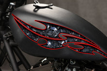 Load image into Gallery viewer, Skull Street Racing Graphics, Skulls Bones Crotch Rocket Decal, Skull Sticker Full Color Bike Chopper Graphics, Skull Motorcycle Vinyl Decal