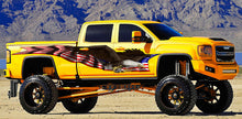Load image into Gallery viewer, US Bald Eagle Truck Side Decal, Full Color US Eagle Car Side Graphics, Big Flag Truck Decals, USA Flag Car Vinyl Wrap, American Flag Sticker