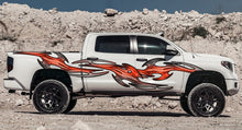Load image into Gallery viewer, 3D Tribal Truck Vinyl Side Graphics, Tribal Truck Wrap, Tribal Truck Side Full Color Vinyl Sticker,Tribal Truck Graphics, Tribal Car Sticker
