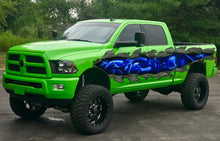 Load image into Gallery viewer, 3D Dragon Car Vinyl Sticker, Tribal Dragon Truck Side Graphics, Dragon Full Color Truck Side Design, Lizard Car Wrap