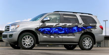Load image into Gallery viewer, 3D Dragon Car Vinyl Sticker, Tribal Dragon Truck Side Graphics, Dragon Full Color Truck Side Design, Lizard Car Wrap