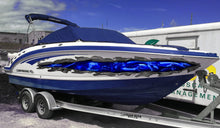 Load image into Gallery viewer, Dragon Boat Vinyl Side Design, Tribal Dragon Boat Graphics, 3D Dragons Boat Wrap, Lizard Jet ski Decals, 3D Tribal Dragon Boat Sticker