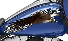 Load image into Gallery viewer, US Eagle Decal Full Color Crotch Rocket Graphics, Bold Eagle Bike Wrap Design, American Pride Bike Decal, Patriotic Motorcycle Sticker