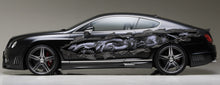 Load image into Gallery viewer, Dragon Car Vinyl Design, 3D Lizard Street Racing Wrap, 3D Dragons Car Ripped Metal Full Color Vinyl, Lizard Ripped Metal Car Decal