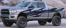 Load image into Gallery viewer, Carbon Fiber Tribal Truck Decal, Tribal Truck Vinyl Graphics, Truck Side Wrap, Carbon Fiber Car Sticker, 3D Car Decal, Tribal Car Design
