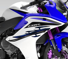 Load image into Gallery viewer, Tribal Bike Decal, Tribal Sport Bike Vinyl Graphics, Dirt Bike Full Color Vinyl Sticker, Tribal Bike Vinyl Wrap, Tribal Bike Sticker