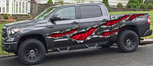 Load image into Gallery viewer, Skulls Truck Ripped Metal Graphics, Skulls Truck Wrap, Skull Truck Side Full Color Vinyl Sticker, Skull Truck Vinyl Side Decal