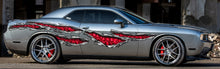 Load image into Gallery viewer, Skulls Ripped Metal Tribal Car Wrap, 3D Skulls Car Sticker, Skulls Car Decal, Skulls Car Graphics, 3D Skulls Racing Stripes Vinyl Sticker