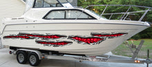 Load image into Gallery viewer, 3D Pirate Skull Boat Decals, Skulls Ripped Metal Yacht Vinyl, Pirate Bones Yacht Vinyl, Skulls Boat Decals, Pirate Skull Boat Vinyl Graphics