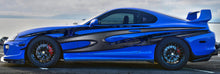 Load image into Gallery viewer, 3D Tribal Racing Stripes Car Vinyl Sticker, Tribal Car Vinyl Wrap, 3D Tribal Full Color Car Vinyl Decal, Tribal Car Design, Auto Vinyl Decal