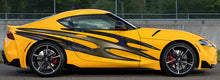 Load image into Gallery viewer, 3D Tribal Racing Stripes Car Vinyl Sticker, Tribal Car Vinyl Wrap, 3D Tribal Full Color Car Vinyl Decal, Tribal Car Design, Auto Vinyl Decal