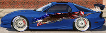 Load image into Gallery viewer, Big Flag Car Decals, American Flag Car Wrap, USA Eagle Car Decal, US Tribal Car Vinyl, US Pride Car Vinyl Graphics, Patriotic Car Sticker