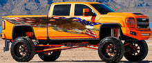 Load image into Gallery viewer, Patriotic Street Racing Truck Vinyl Graphics, US Flag Wrap, Tribal Car Stickers, American Pride Truck Decals, US Eagle Truck Vinyl
