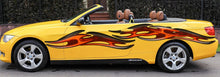 Load image into Gallery viewer, 3D Tribal Racing Stripes Vinyl Sticker, 3D Tribal Car Graphics, Tribal Car Wrap, Tribal Car Decal, 3D Tribal Car Design, Tribal Car Vinyl
