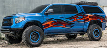 Load image into Gallery viewer, 3D Tribal Truck Vinyl Side Graphics, Tribal Truck Design, Tribal Truck Side Full Color Vinyl Sticker, Tribal Truck Wrap, Tribal Car Sticker