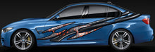 Load image into Gallery viewer, 3D Tribal Car Wrap, Tribal Car Decal, 3D Tribal Car Sticker, 3D Tribal Car Graphics, 3D Tribal Racing Stripes Vinyl Design, Tribal Car Wrap