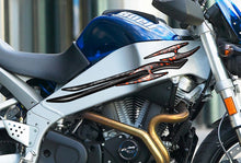 Load image into Gallery viewer, Tribal Sport Bike Vinyl Graphics, 3D Tribal Bike Decal, Tribal Bike Sticker, Tribal Bike Vinyl Wrap, Dirt Bike Full Color Vinyl Sticker