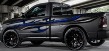 Load image into Gallery viewer, Carbon Fiber Tribal Truck Decal, Tribal Truck Vinyl Graphics, Truck Side Wrap, Carbon Fiber Car Sticker, 3D Car Decal, Tribal Car Design