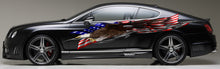 Load image into Gallery viewer, Big Flag Car Decals, American Flag Car Wrap, USA Eagle Car Decal, US Tribal Car Vinyl, US Pride Car Vinyl Graphics, Patriotic Car Sticker