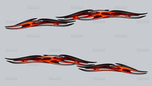 Load image into Gallery viewer, 3D Tribal Racing Stripes Car Vinyl Wrap, Tribal Truck Vinyl Side Graphics, Tribal Car Decal, Tribal Truck Side Full Color Vinyl Sticker