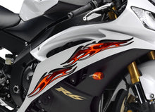 Load image into Gallery viewer, Tribal Bike Vinyl Wrap, Tribal Bike Sticker, 3D Tribal Sport Bike Vinyl Graphics, Tribal Bike Decal, Dirt Bike Full Color Vinyl Design