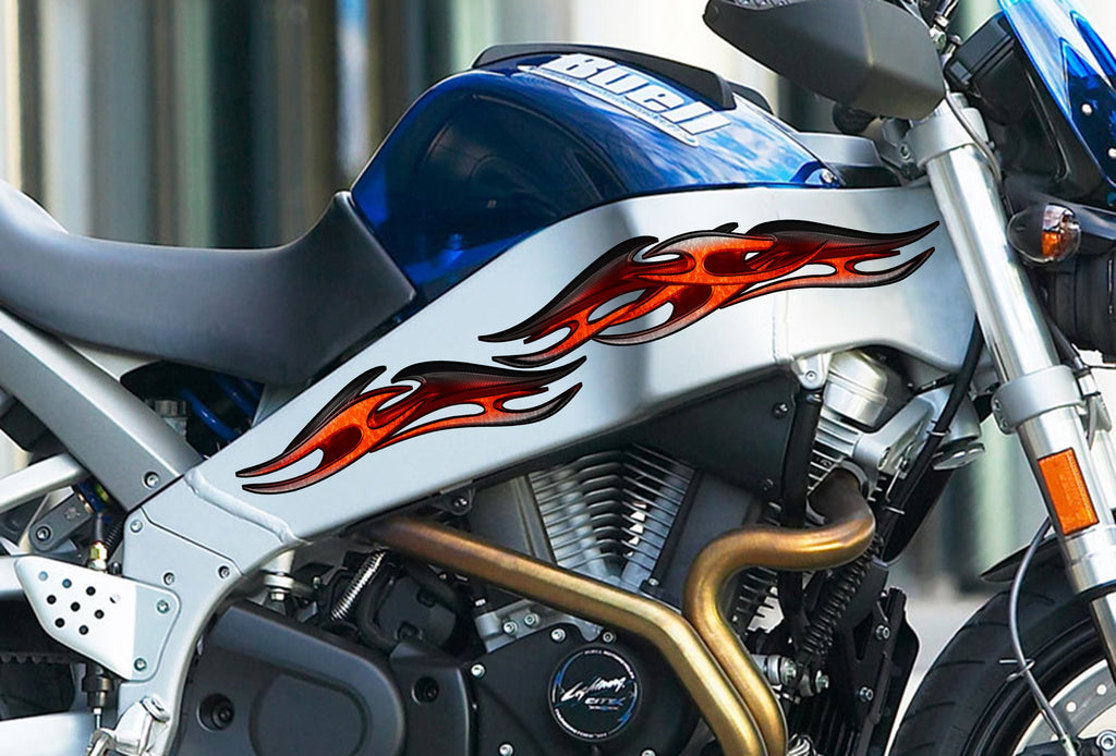 Tribal Bike Vinyl Wrap, Tribal Bike Sticker, 3D Tribal Sport Bike Vinyl Graphics, Tribal Bike Decal, Dirt Bike Full Color Vinyl Design
