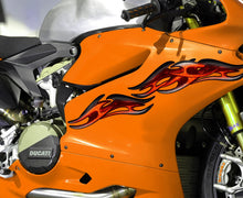 Load image into Gallery viewer, Tribal Bike Vinyl Wrap, Tribal Bike Sticker, 3D Tribal Sport Bike Vinyl Graphics, Tribal Bike Decal, Dirt Bike Full Color Vinyl Design