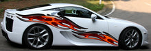 Load image into Gallery viewer, 3D Tribal Car Sticker, 3D Tribal Car Wrap, 3D Tribal Racing Stripes Vinyl Decal, 3D Tribal Car Wrap, Tribal Car Design, Tribal Car Graphics