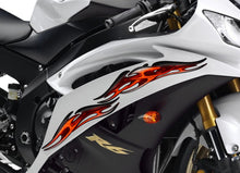 Load image into Gallery viewer, Tribal Bike Sticker, 3D Tribal Bike Design, Tribal Sport Bike Vinyl Graphics, Tribal Bike Vinyl Wrap, Dirt Bike Full Color Vinyl Sticker