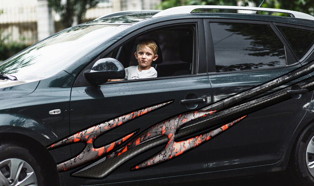 Tribal Truck Side Full Color Vinyl Decal, Tribal Truck Graphics, Tribal Car Sticker, Tribal Truck Wrap, Tribal Truck Vinyl Side Graphics