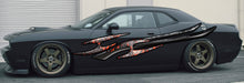 Load image into Gallery viewer, 3D Tribal Racing Stripes Vinyl Decal, Tribal Car Graphics, 3D Tribal Car Wrap, 3D Tribal Car Wrap, Tribal Car Decal, 3D Tribal Car Sticker