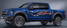 Load image into Gallery viewer, USA Flag Ripped Metal Full Color Car Design, Patriotic Sticker, 3D Flag Truck Vinyl Decal, US Pride Truck Graphic, American Flag Car Wrap