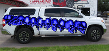 Load image into Gallery viewer, Skulls Truck Side Full Color Vinyl Sticker, Skulls Truck Vinyl Side Graphics, Skulls Truck Graphics, Skulls Truck Wrap, Skulls Car Decal