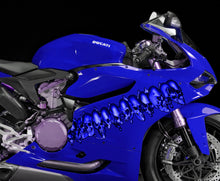 Load image into Gallery viewer, Skull Sticker Full Color Bike Chopper Graphics, Skulls Street Racing Graphics, Skulls Crotch Rocket Decal, Skull Motorcycle Vinyl Decal