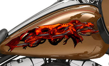 Load image into Gallery viewer, 3D Dragon Bike Wrap Design, Tribal Dragon Sport Bike Decal, Dragon Bike Full Color Vinyl Sticker, Tribal Dragon Bike Vinyl Graphics