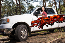 Load image into Gallery viewer, 3D Dragons Truck Graphics, Lizard Truck Vinyl, Dragon Full Color Truck Side Sticker, Tribal Dragon Truck Decal, Lizard Car Wrap