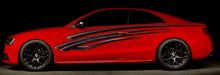 Load image into Gallery viewer, 3D Tribal Full Color Car Vinyl Decal, Tribal Car Design, Auto Vinyl Decal, 3D Tribal Racing Stripes Car Vinyl Sticker, Tribal Car Vinyl Wrap
