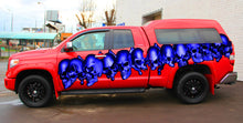 Load image into Gallery viewer, Skulls Truck Side Full Color Vinyl Sticker, Skulls Truck Vinyl Side Graphics, Skulls Truck Graphics, Skulls Truck Wrap, Skulls Car Decal