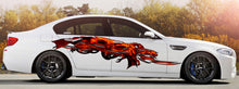 Load image into Gallery viewer, 3D Tribal Dragon Car Design, Tribal Dragon Car Graphics, Dragon Car Wrap, Lizard Auto Vinyl Decal, Dragon Car Side Wrap Vinyl Sticker