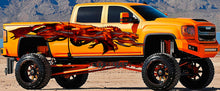 Load image into Gallery viewer, 3D Dragons Truck Graphics, Lizard Truck Vinyl, Dragon Full Color Truck Side Sticker, Tribal Dragon Truck Decal, Lizard Car Wrap