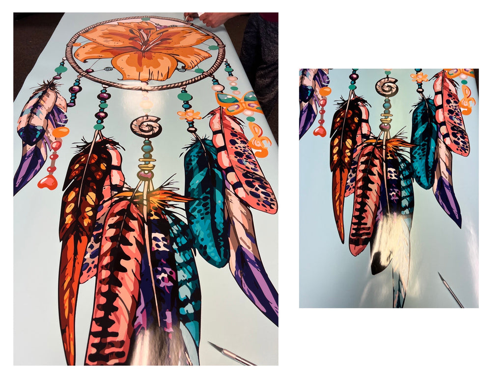 Large dream catcher wall sticker