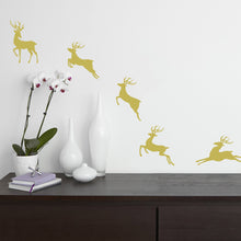 Load image into Gallery viewer, Christmas Reindeer Wall Decal, New Year Deer Wall Sticker, Christmas Home Decals, Deer Merry Christmas Wall Décor