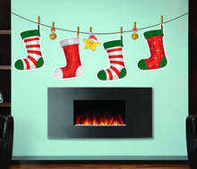 Load image into Gallery viewer, Christmas Socks Wall Decal, Merry Christmas Wall Sticker, Happy New Yea Wall Décor, A gift for Christmas, Christmas Vinyl Sticker