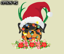 Load image into Gallery viewer, Funny dog car decal, Dog bumper sticker, Christmas car decal bumper, Dog window sticker, Holiday car decor, Christmas car sticker