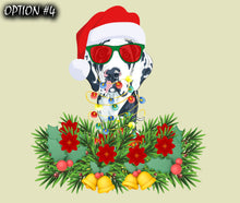 Load image into Gallery viewer, Pet christmas decor, Christmas car decal bumper, Funny dog car decal, Holiday car decor, Christmas car sticker, Dog bumper sticker