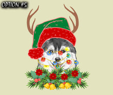 Load image into Gallery viewer, Dog bumper sticker, Pet christmas decor, Christmas car decal bumper, Funny dog car decal, Holiday car decor, Christmas car sticker