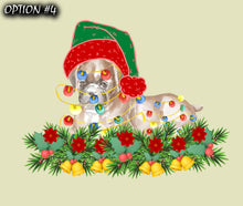Load image into Gallery viewer, Dog bumper sticker, Pet christmas decor, Christmas car decal bumper, Funny dog car decal, Holiday car decor, Christmas car sticker
