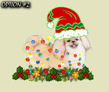 Load image into Gallery viewer, Christmas car decal bumper, Funny dog car decal, Dog bumper sticker, Pet christmas decor, Holiday car decor, Christmas car sticker